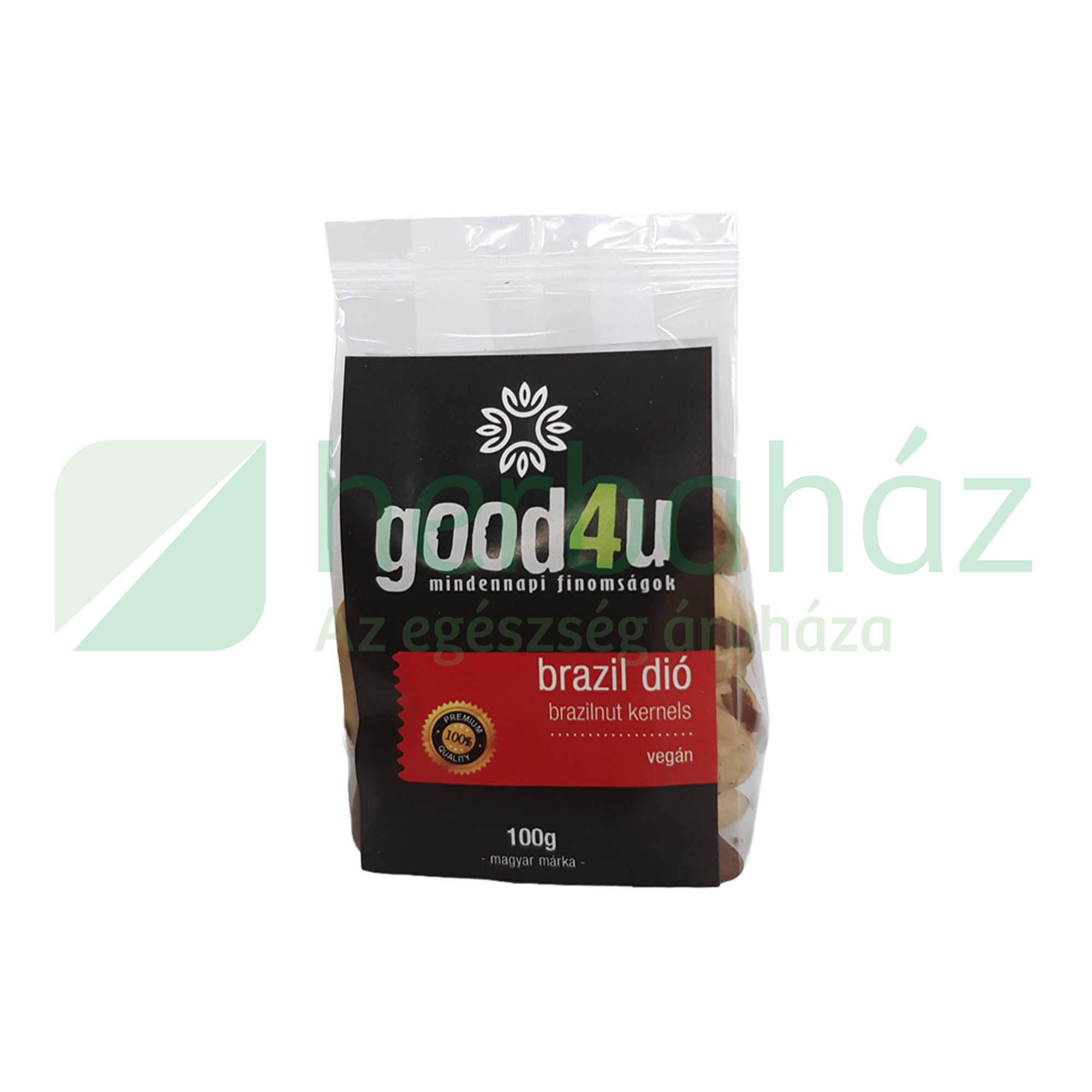 VEGAN GOOD4U MINDENNAPI FINOMSÉGOK BRAZIL DIÓ (PARADIÓ) 100G