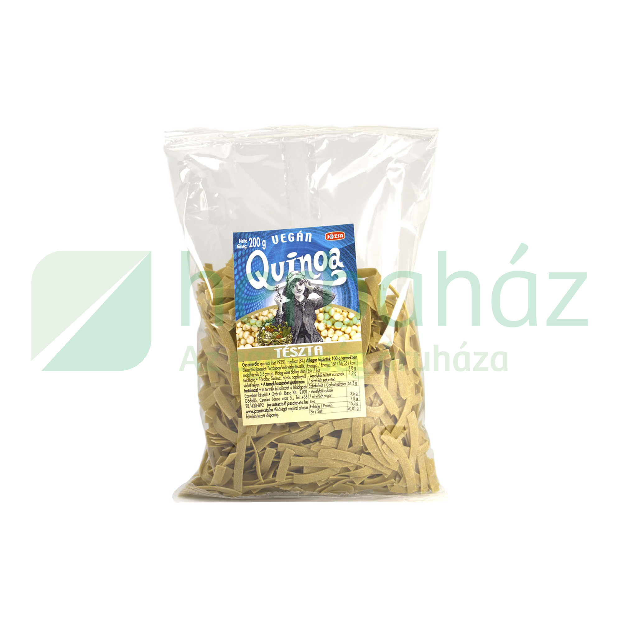 VEGÁN JÓZSA TÉSZTA QUINOA SZÉLESMETÉLT 200G