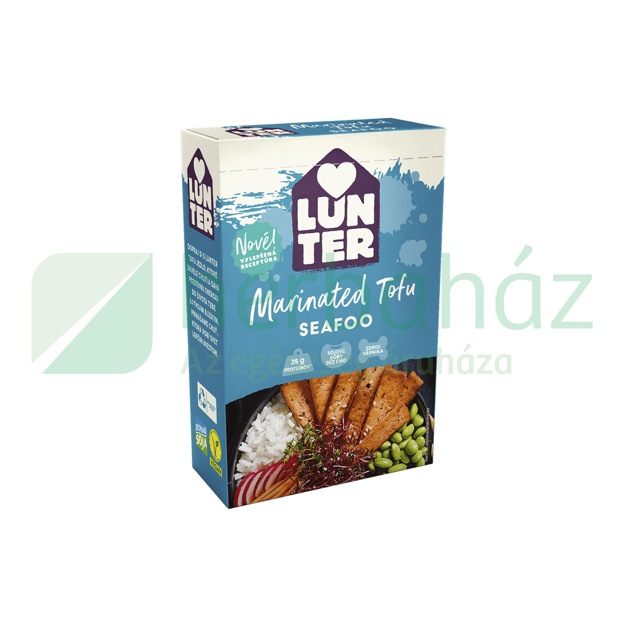 VEGÁN LUNTER TOFU SEAFOO PINK FILÉ NÖVÉNYI ALAPÚ TERMÉK 180G [H]