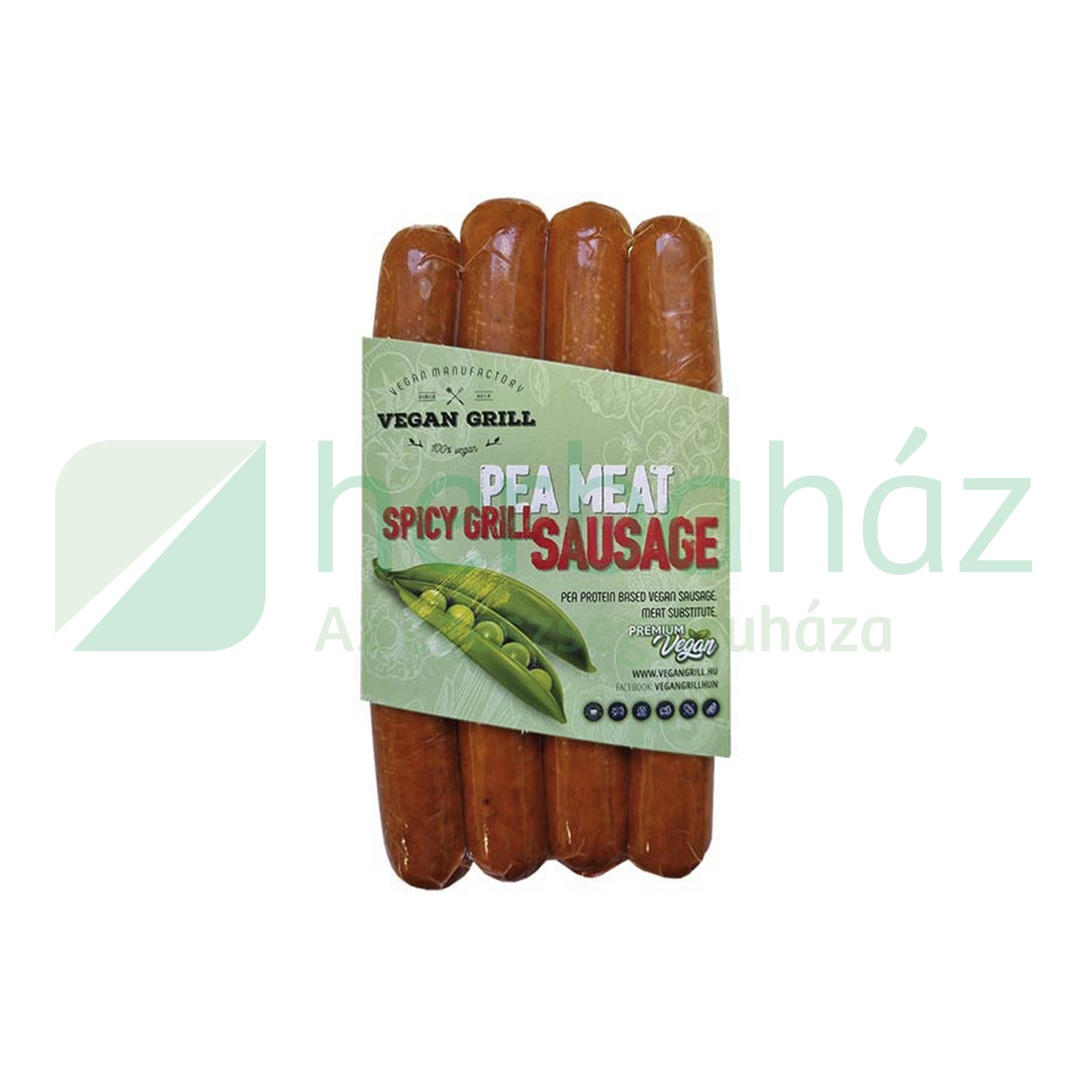 VEGÁN MANUFAKTÚRA VEGÁN GRILL PEA MEAT PIKÁNS BÁSZKA 300G [H]