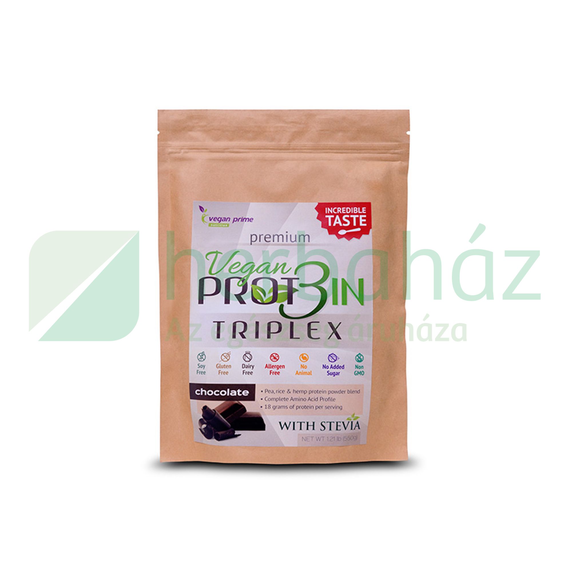 VEGAN PROTEIN TRIPLEX CSOKOLÁDÉ 550G