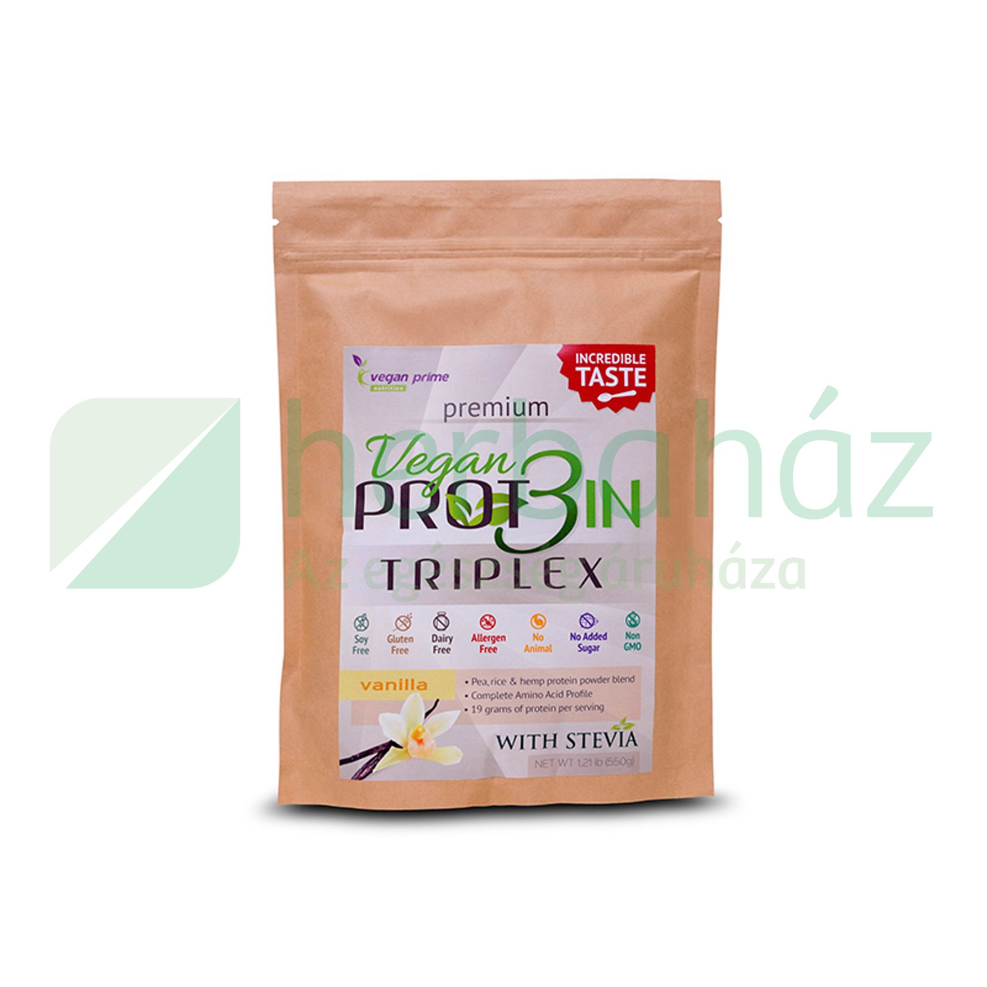 VEGAN PROTEIN TRIPLEX VANÍLIA 550G