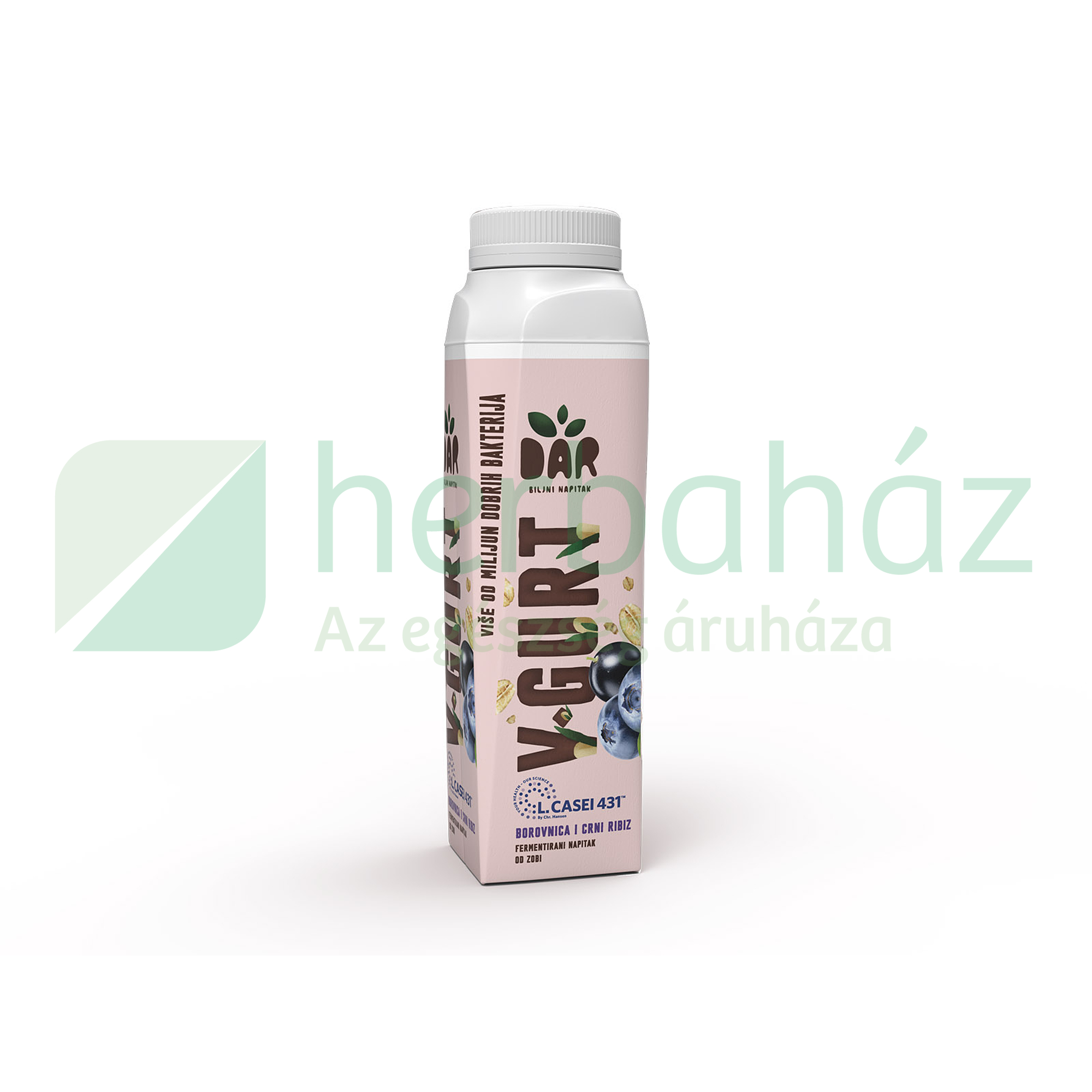 VEGAN VINDIJA DAR V-GURT ZABITAL JOGHURTKULTÚRÁS KÉK ÁFONYÁS-FEKETE RIBIZLIS 330G[H]