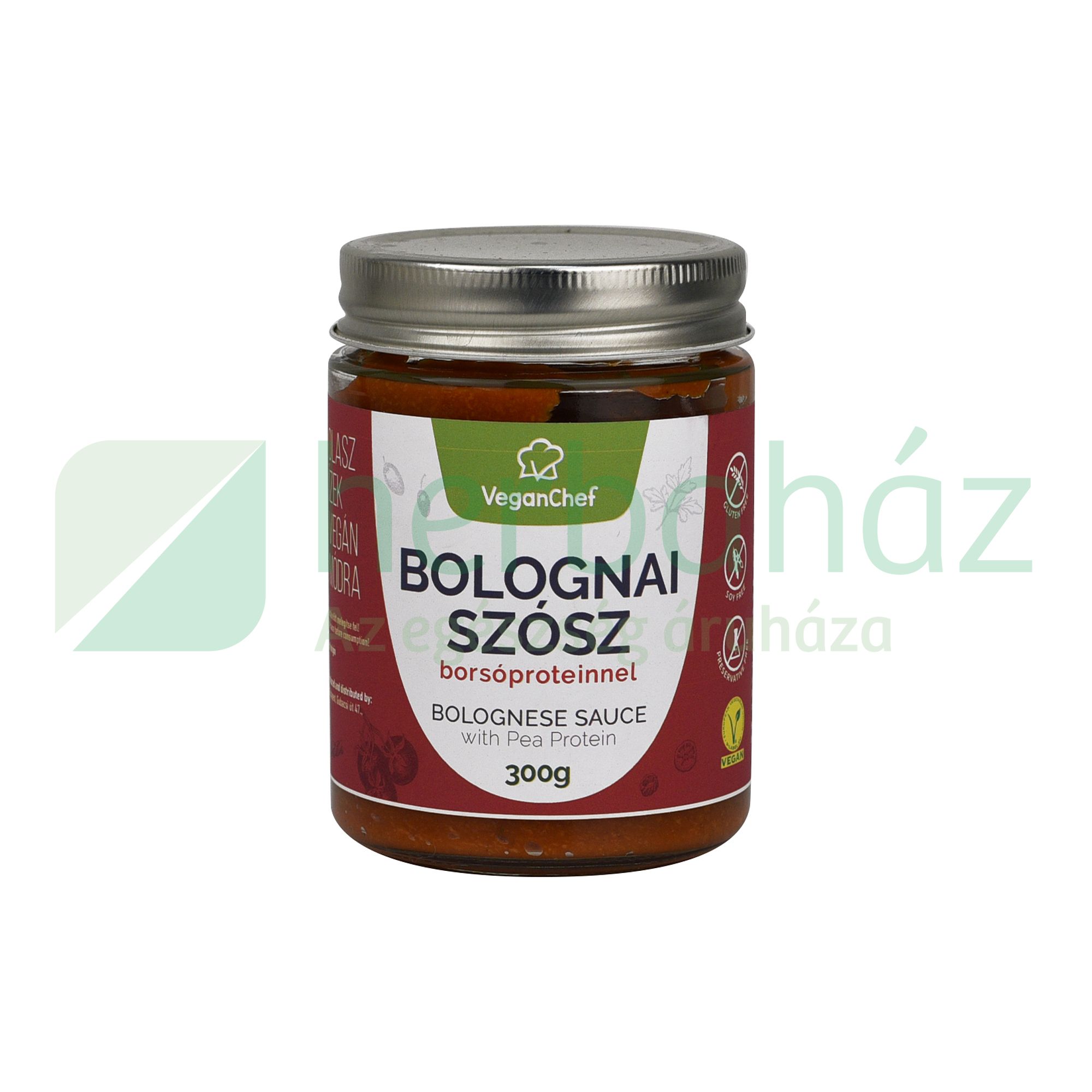 VEGANCHEF BOLOGNAI SZÓSZ BORSÓPROTEINNEL 300G