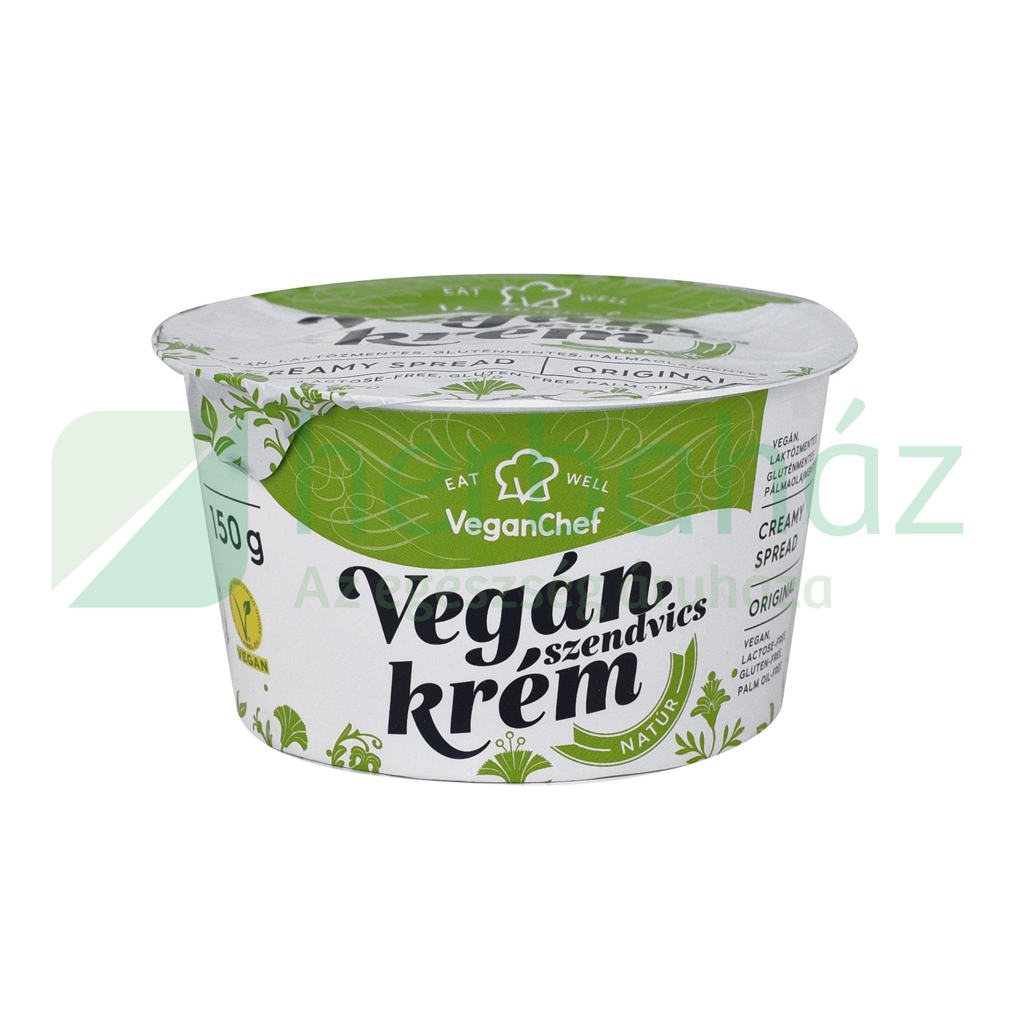 VEGANCHEF KENHETŐ NÖVÉNYI KRÉM NATÚR 150G [H]