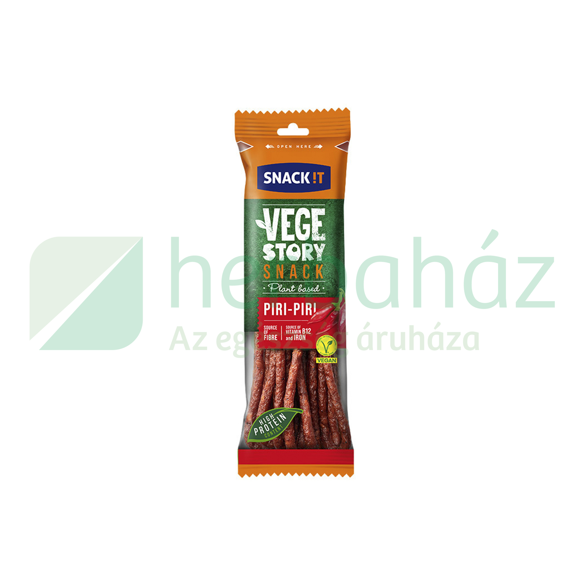 VEGE STORY VEGÁN SNACK IT PIRI PIRI CSÍPŐS 90G