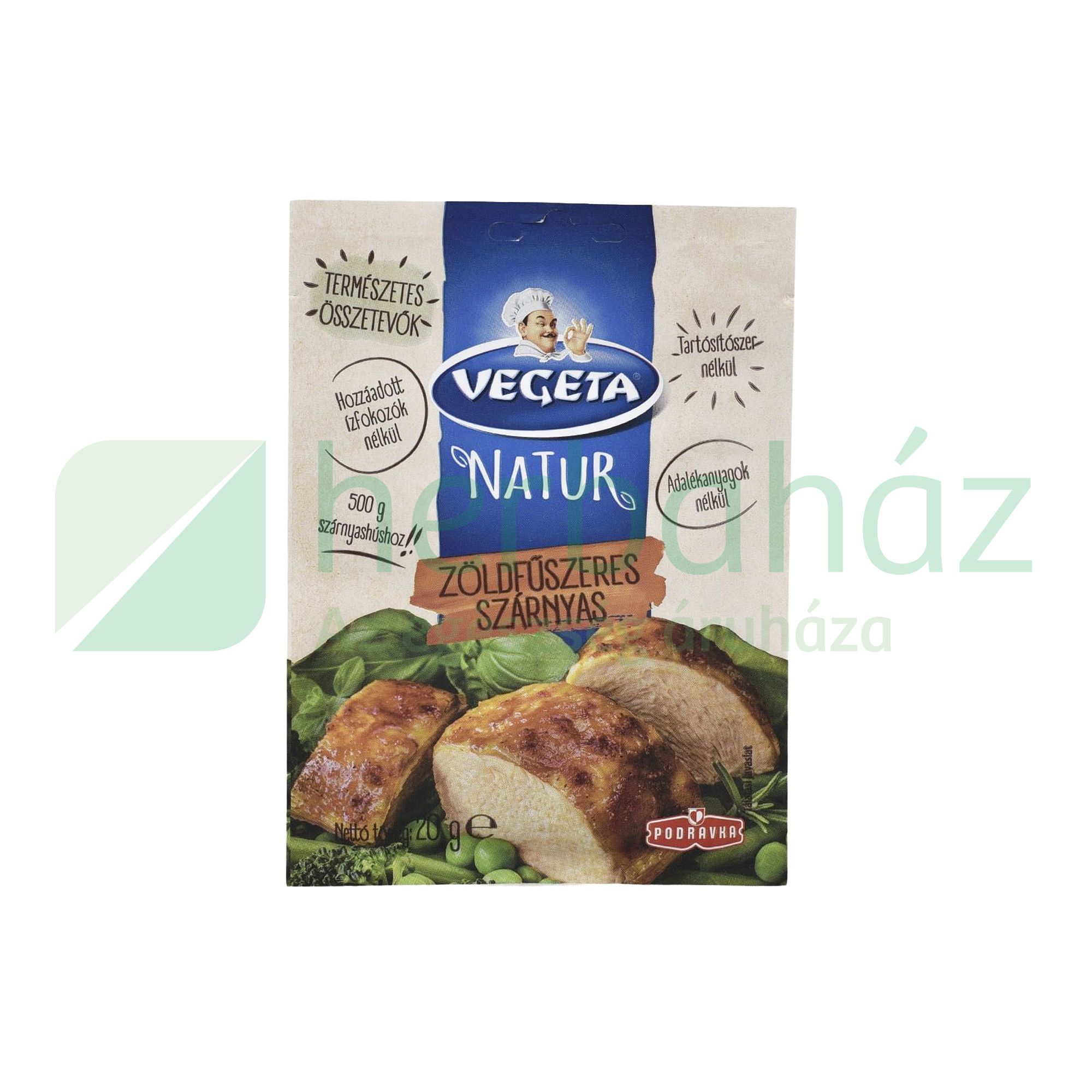 VEGETA NATUR ZÖLDFŰSZERES SZÁRNYAS 20G