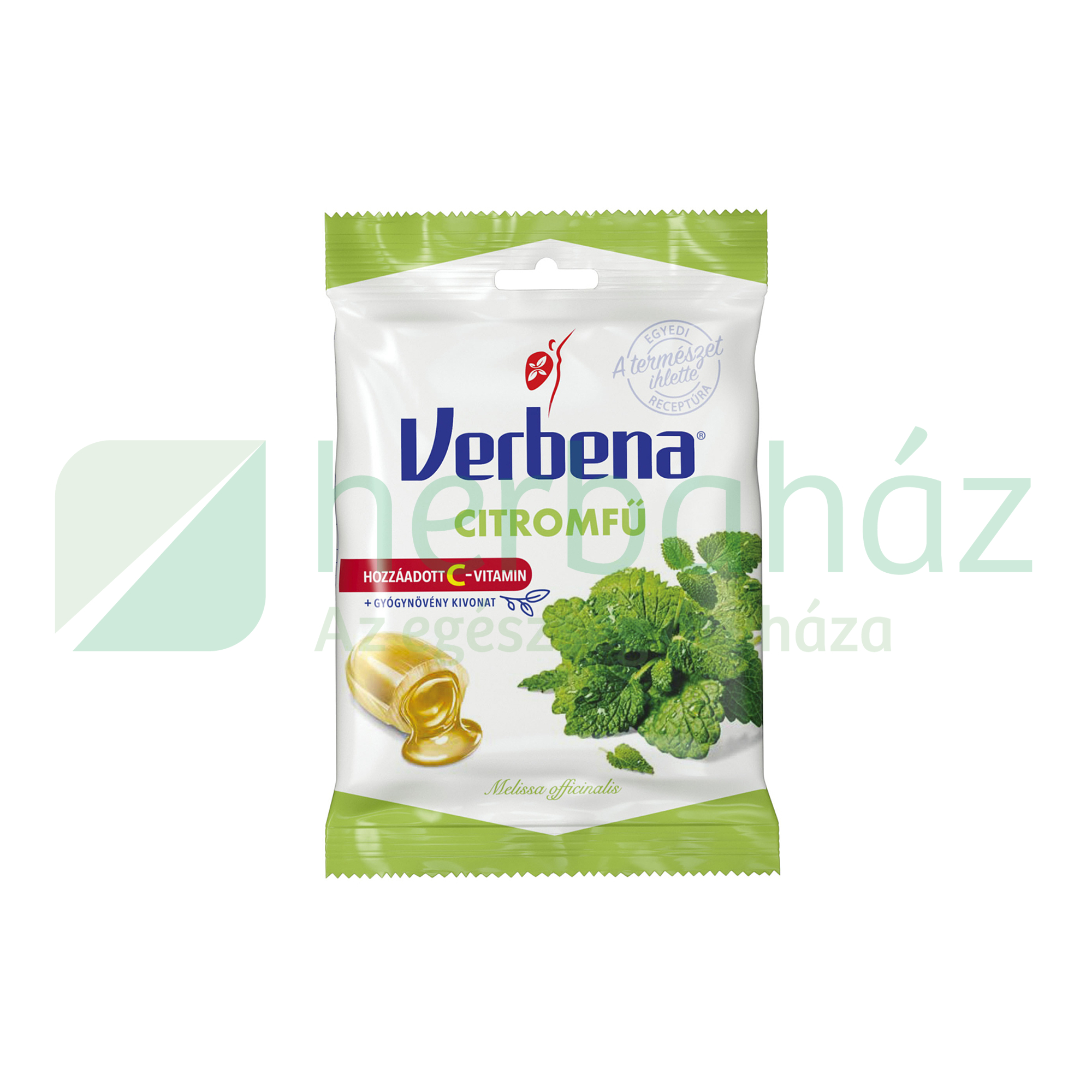 VERBENA GYÓGYNÖVÉNYES CUKORKA CITROMFŰ KIVONATTAL C-VITAMINNAL 60G