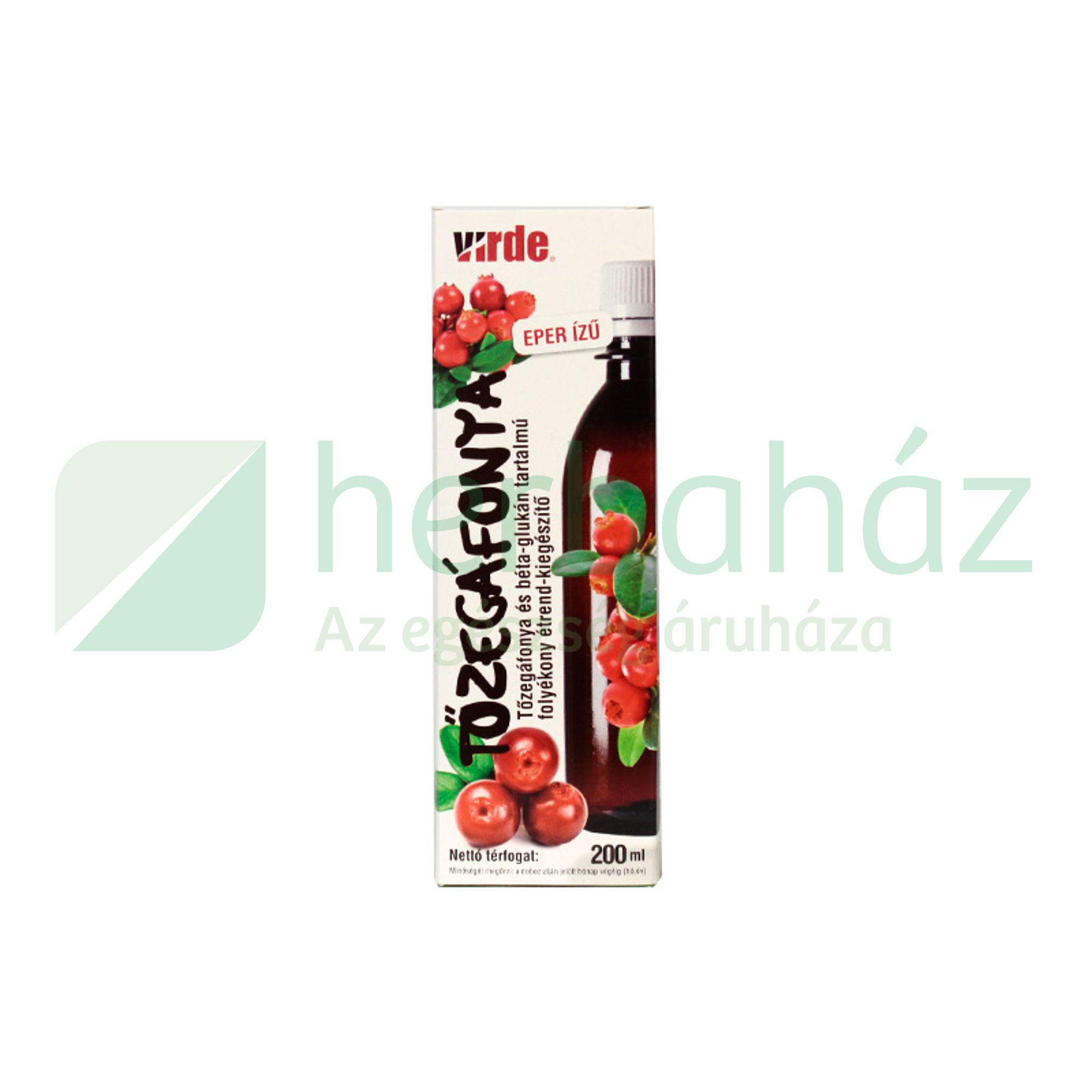 VIRDE TŐZEGÁFONYA FOLYÉKONY ÉTREND-KIEGÉSZÍTŐ 200ML