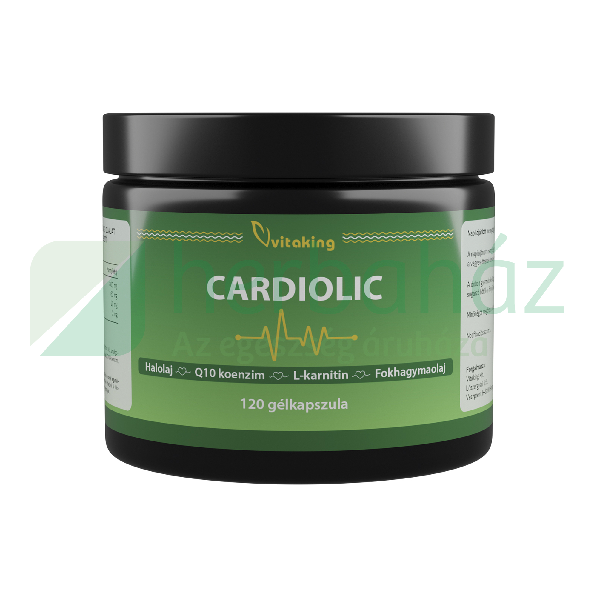 VITAKING CARDIOLIC GÉLKAPSZULA 120DB