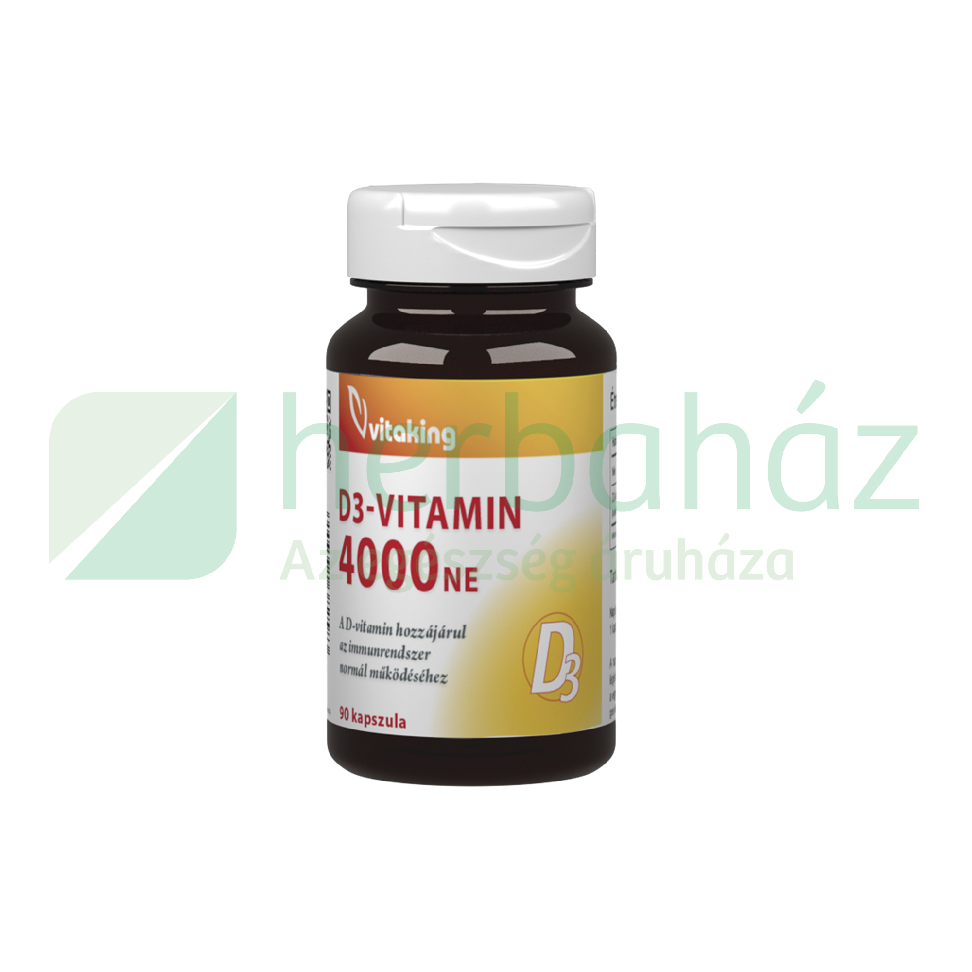 VITAKING D-4000IU VITAMIN KAPSZULA 90DB