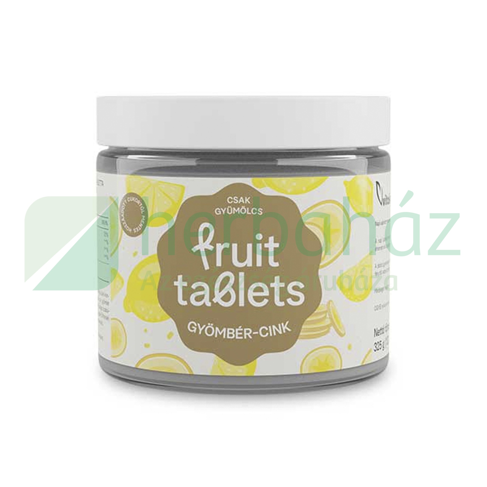 VITAKING FRUIT TABLETS GYÖMBÉR-CINK KURKUMÁVAL GYÜMÖLCSZSELÉ TABLETTA 130DB