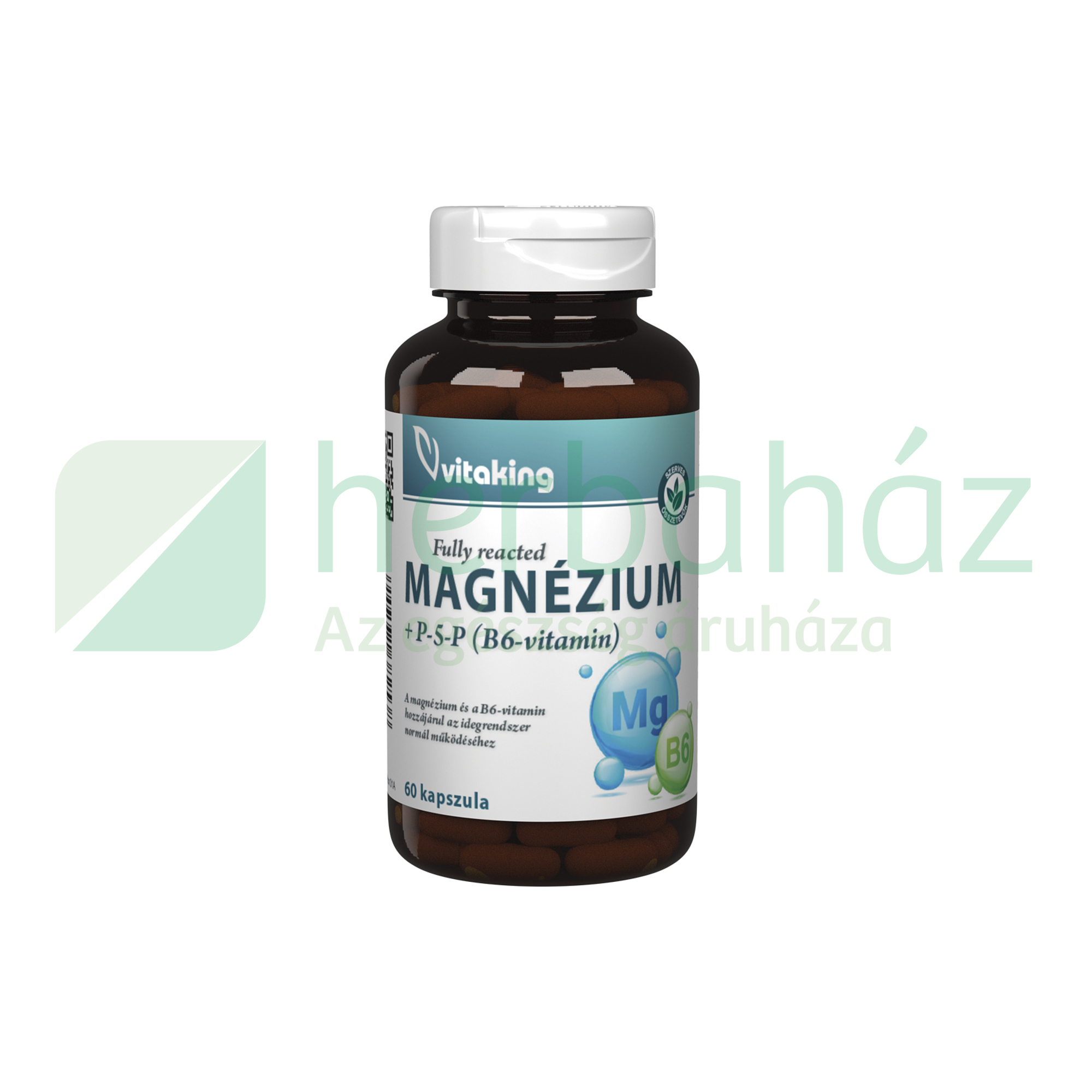 VITAKING MAGNÉZIUM+P5P (B6-VITAMIN) KAPSZULA 60DB
