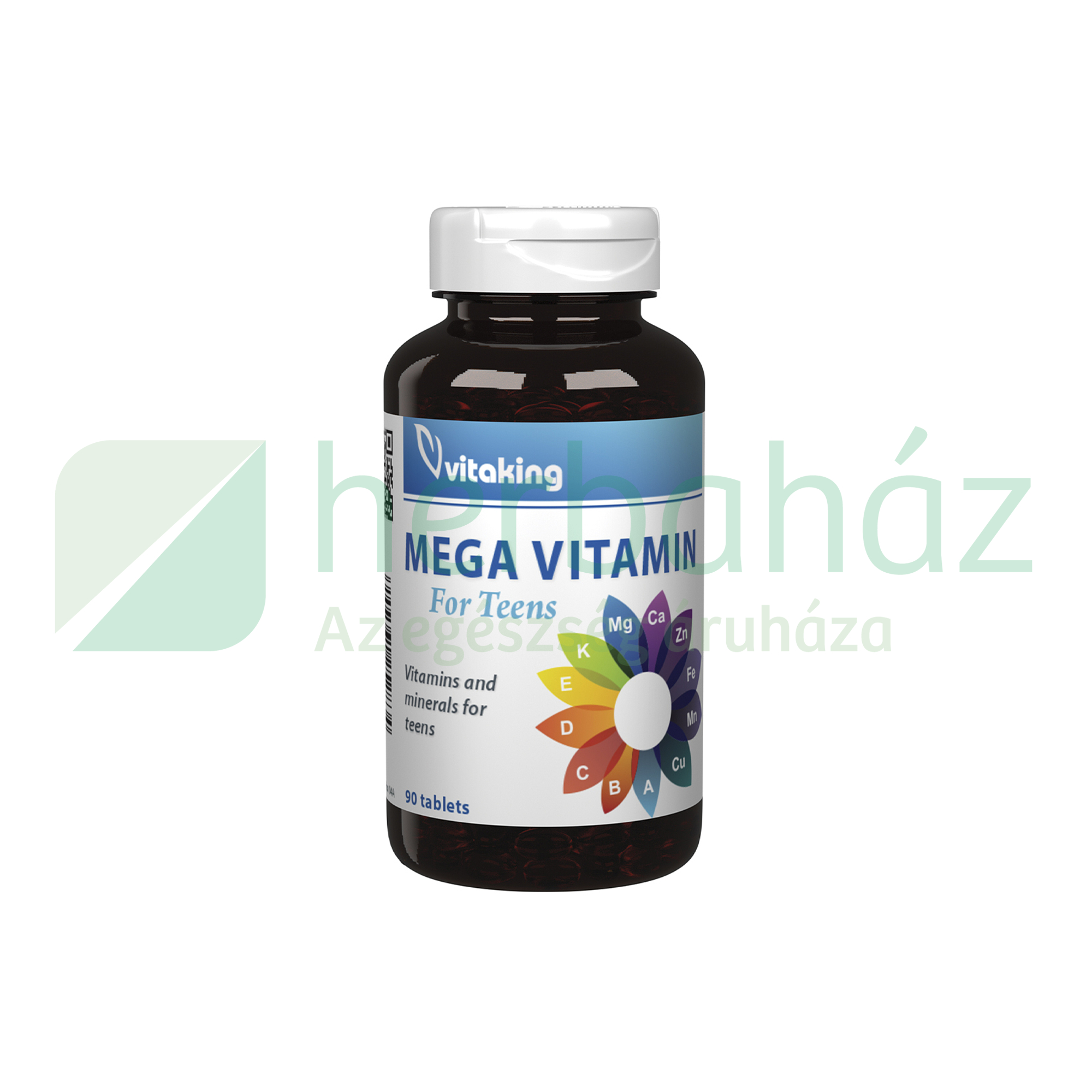 VITAKING MEGA VITAMIN TINÉDZSEREKNEK TABLETTA 90DB