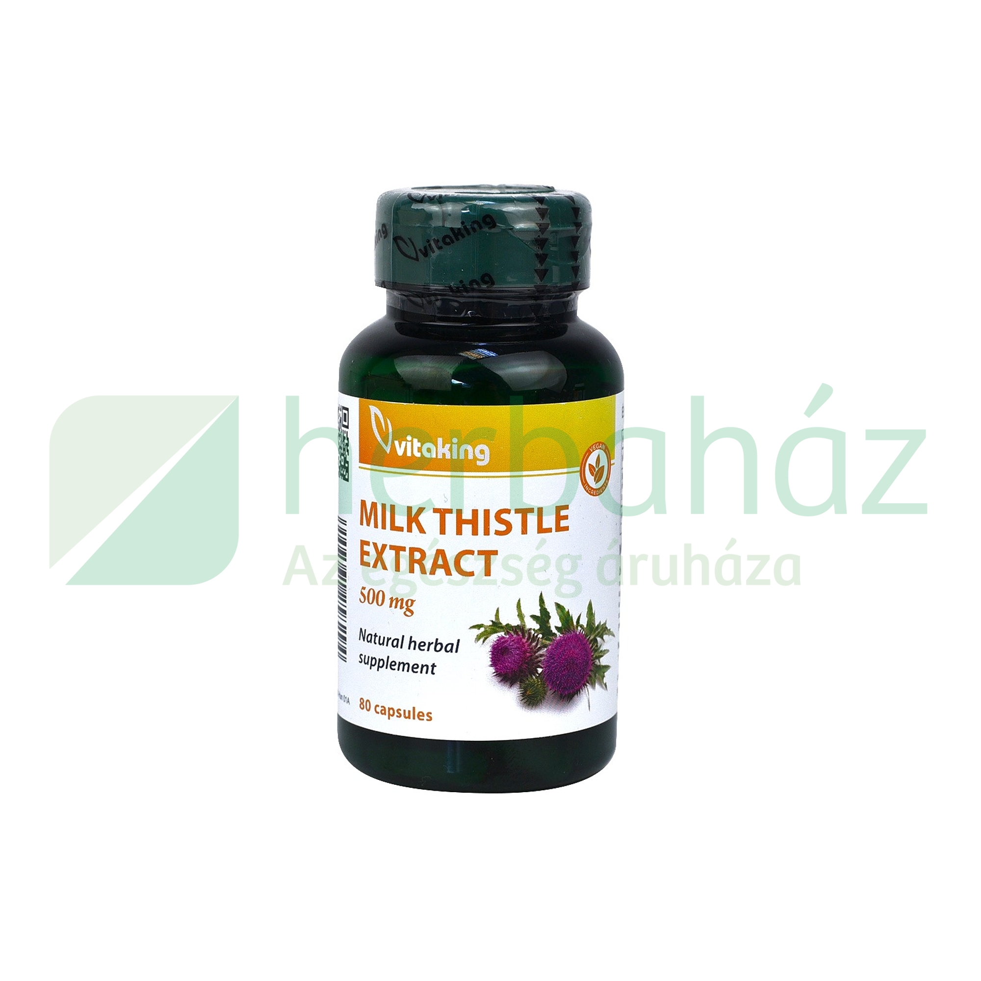 VITAKING MILK THISTLE EXTRACT 500MG 80DB