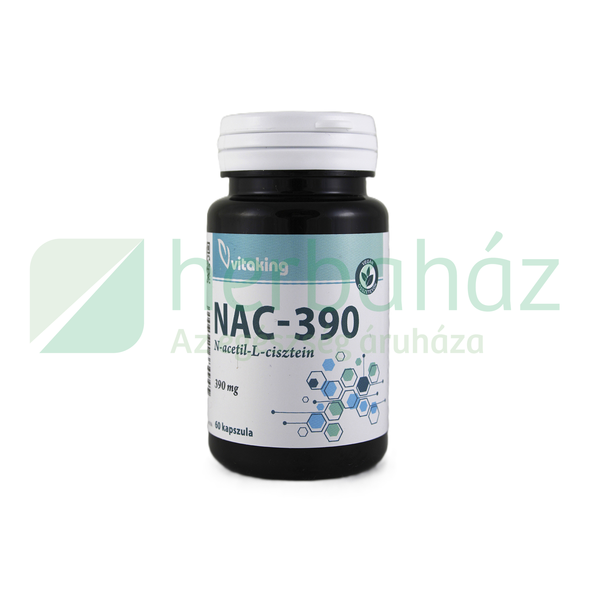 VITAKING NAC-390 (N-ACETIL-L-CISZTEIN) KAPSZULA 60DB