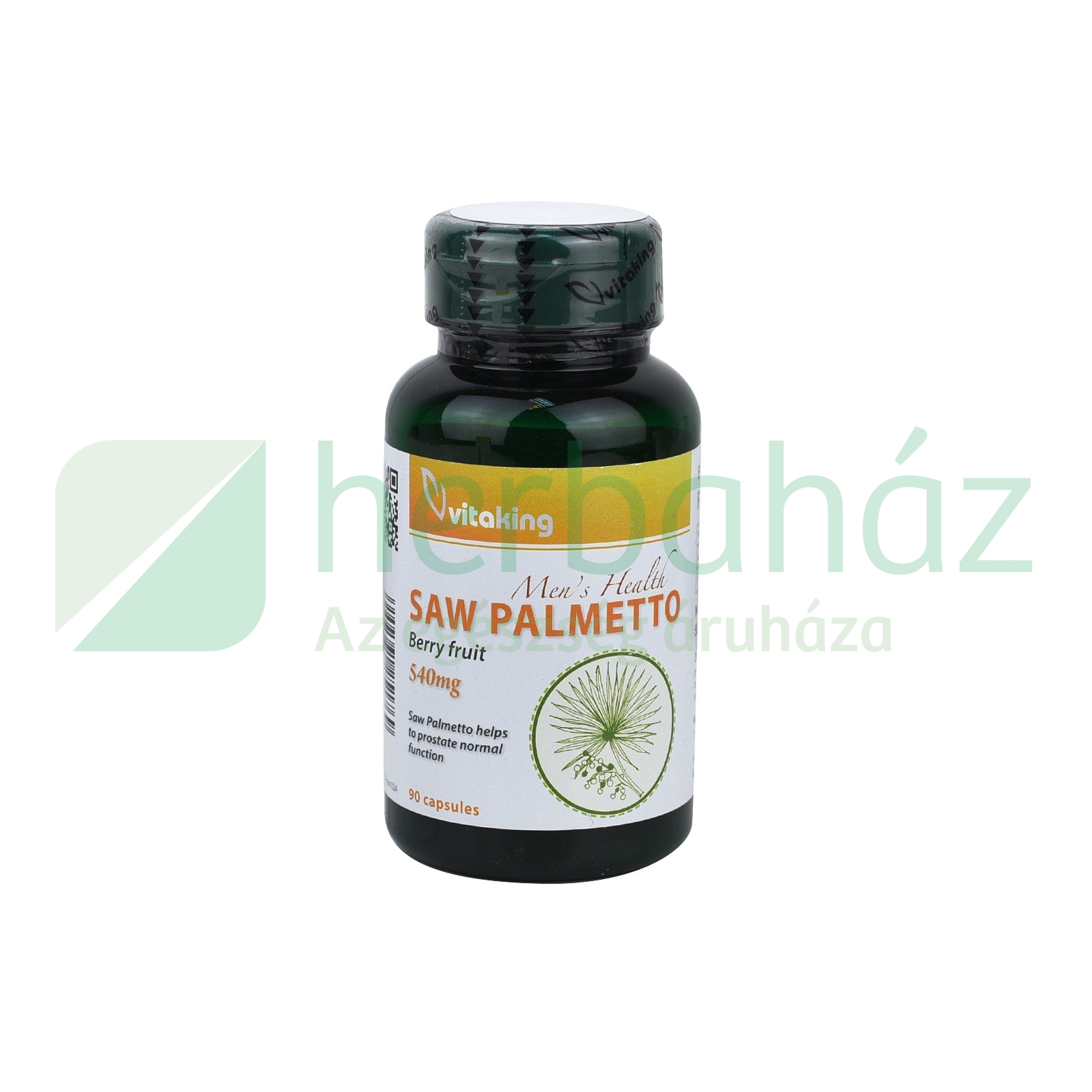 VITAKING SAW PALMETTO FŰRÉSZPÁLMA 540MG KAPSZULA 90DB