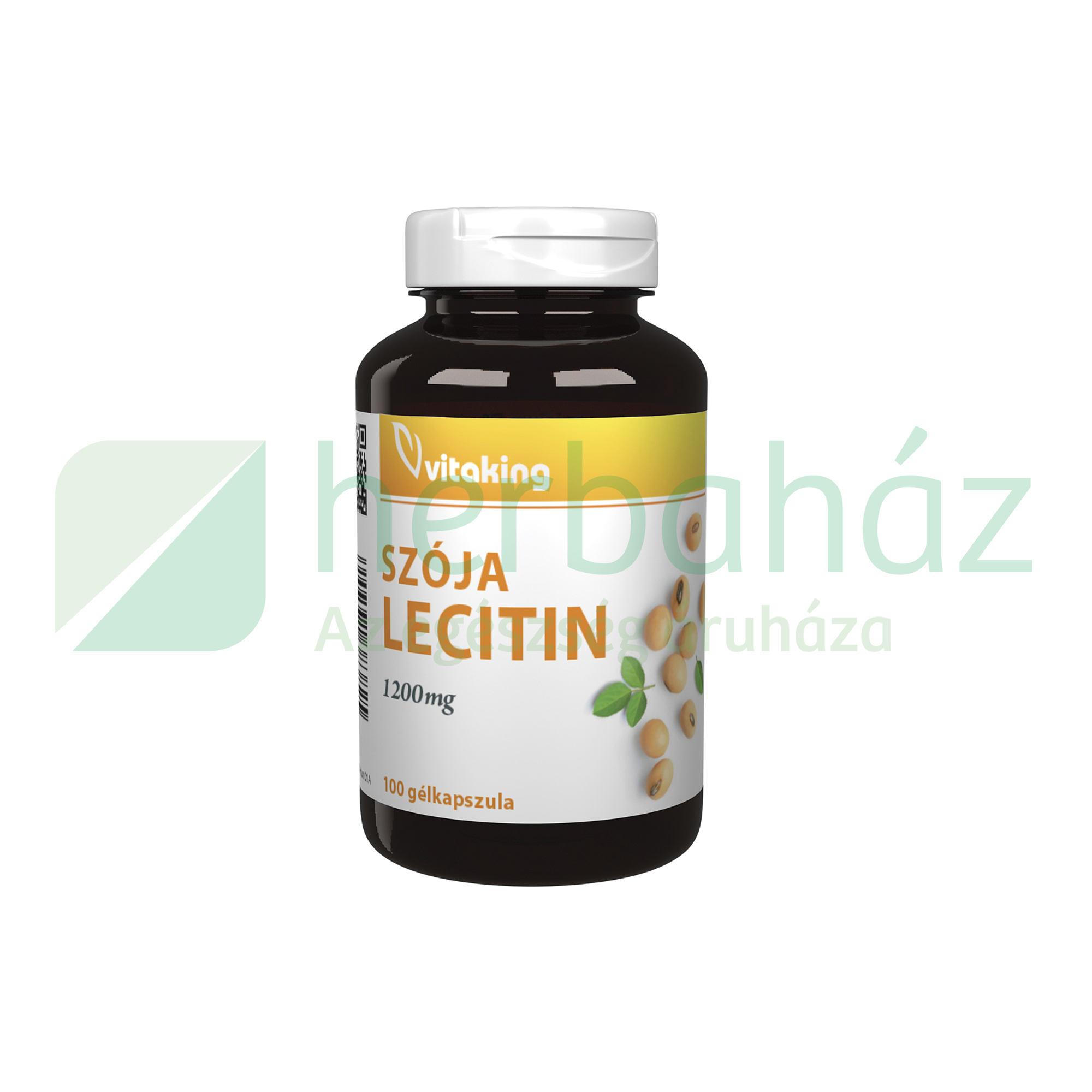 VITAKING SZÓJA LECITIN 1200MG GÉLKAPSZULA 100DB