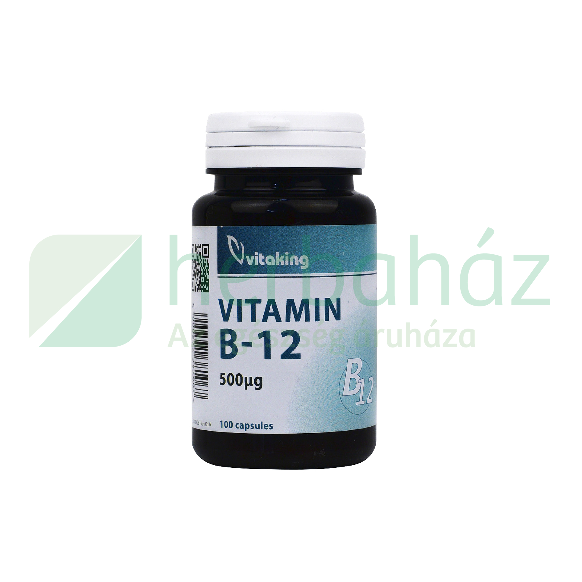 VITAKING VITAMIN B-12 KAPSZULA 500MCG 100DB