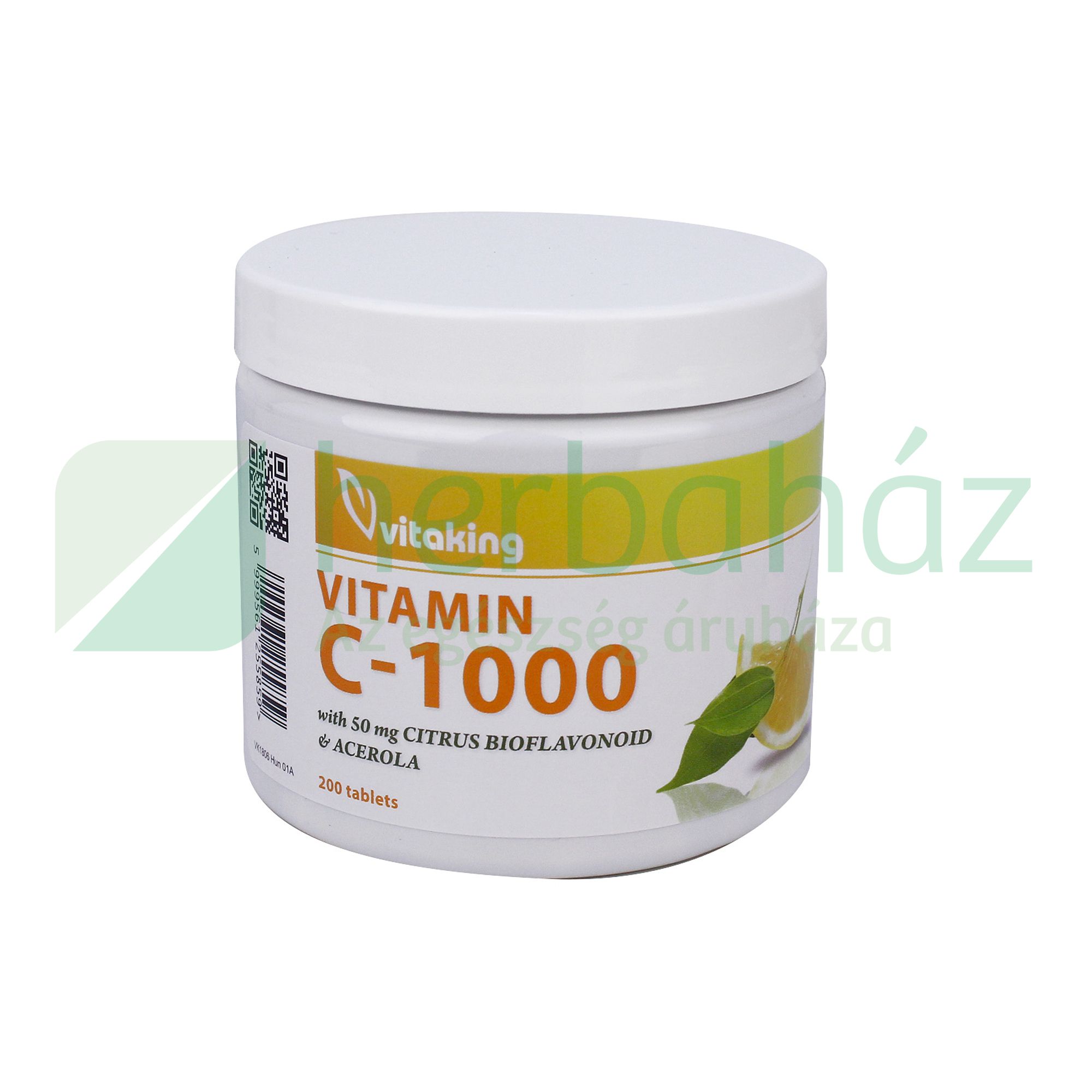 VITAKING VITAMIN C-1000 50MG CITRUS+BIOFLAVONOID+ACEROLA 200DB