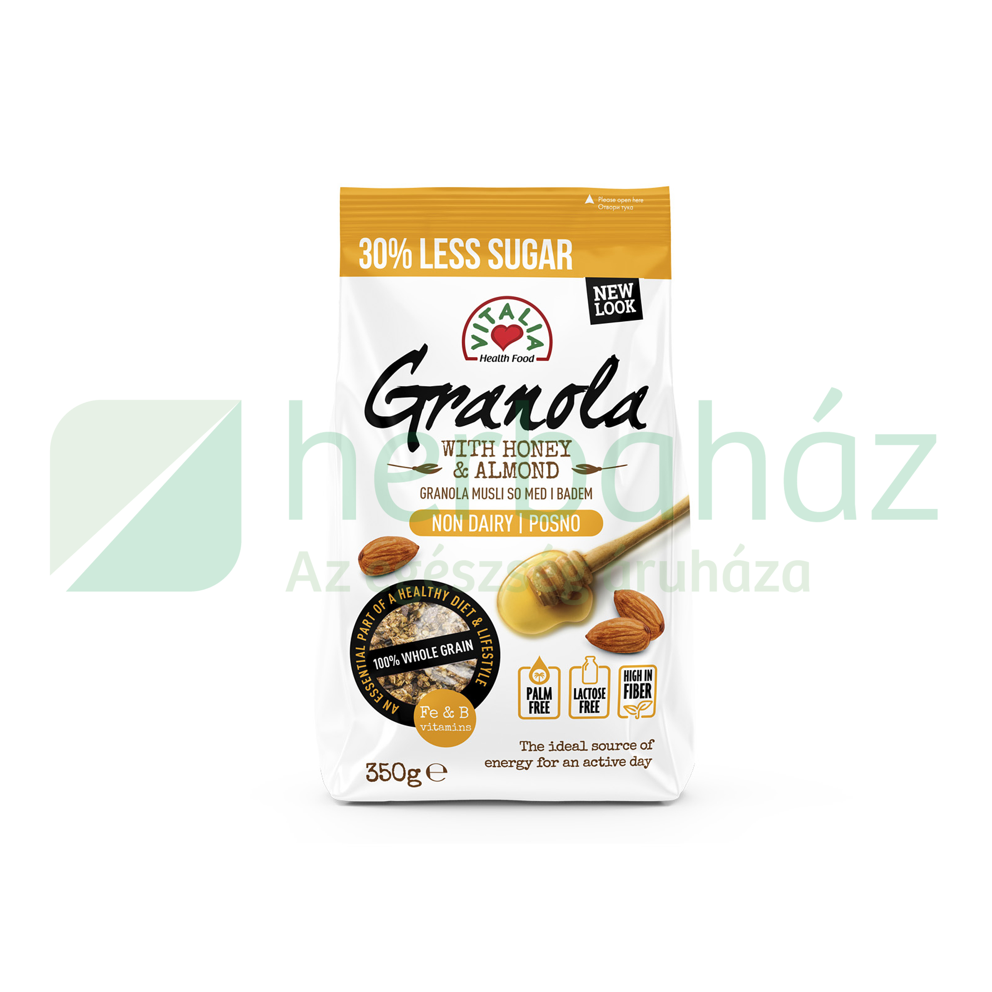 VITALIA GRANOLA MÉZZEL ÉS MANDULÁVAL 350G