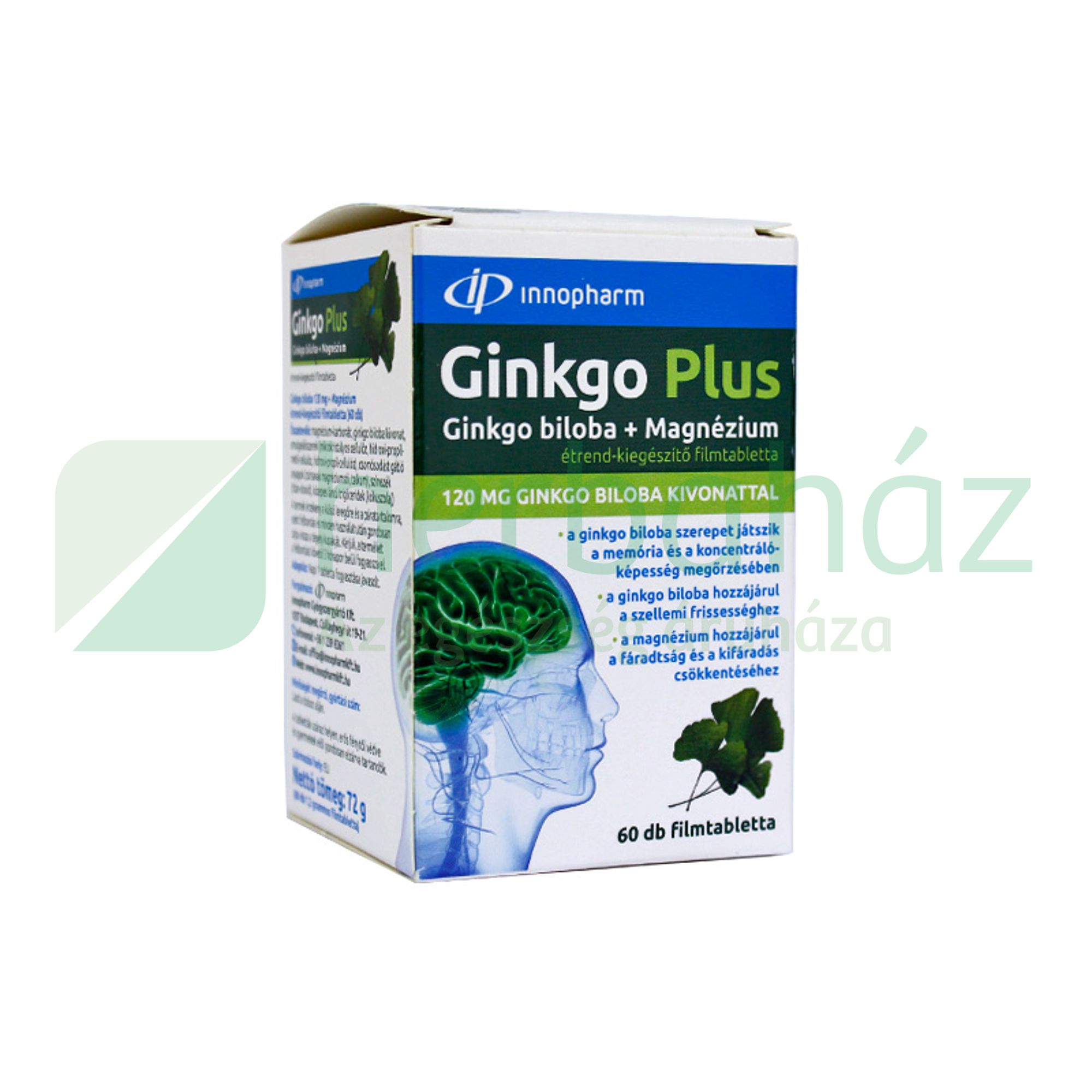 INNOPHARM GINKGO PLUS 120MG FILMTABLETTA 60DB