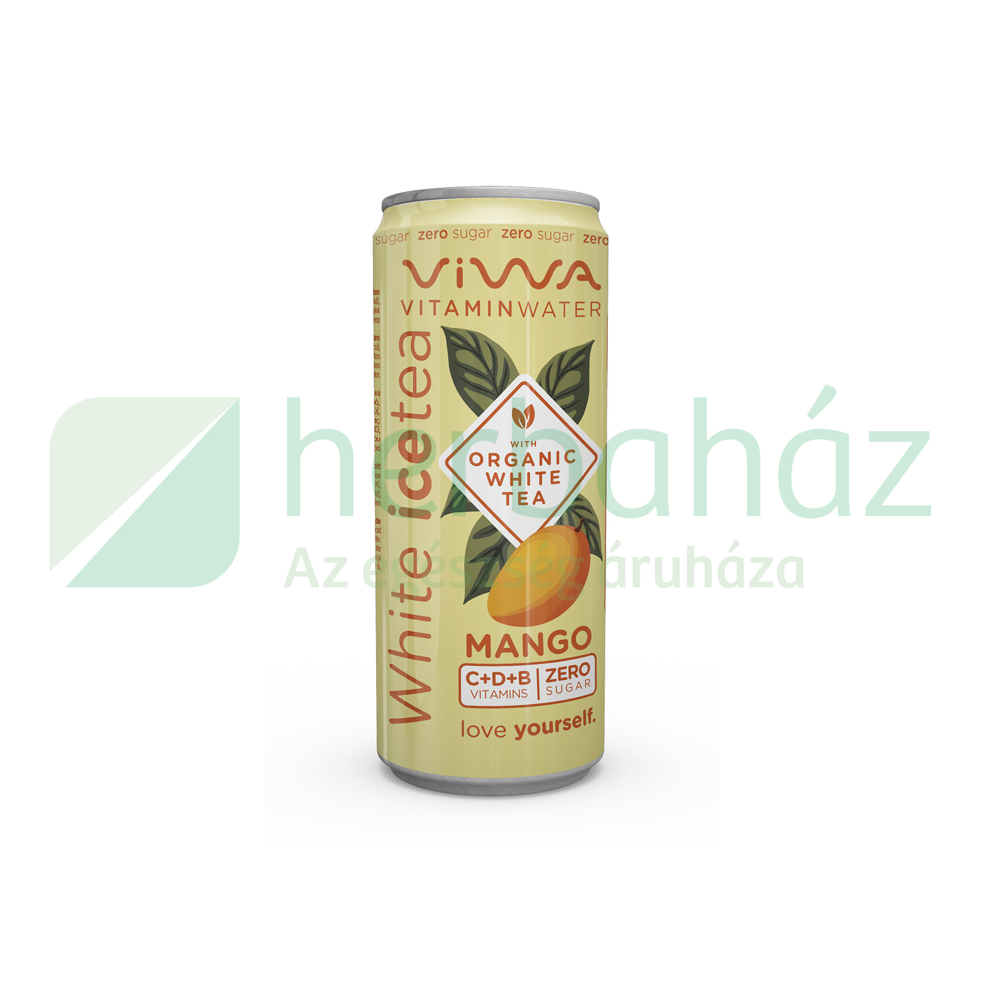 VIWA VITAMINTEA WHITE ICE TEA MANGO ZERO CUKOR 330ML DRS+50FT BETÉTDÍJ