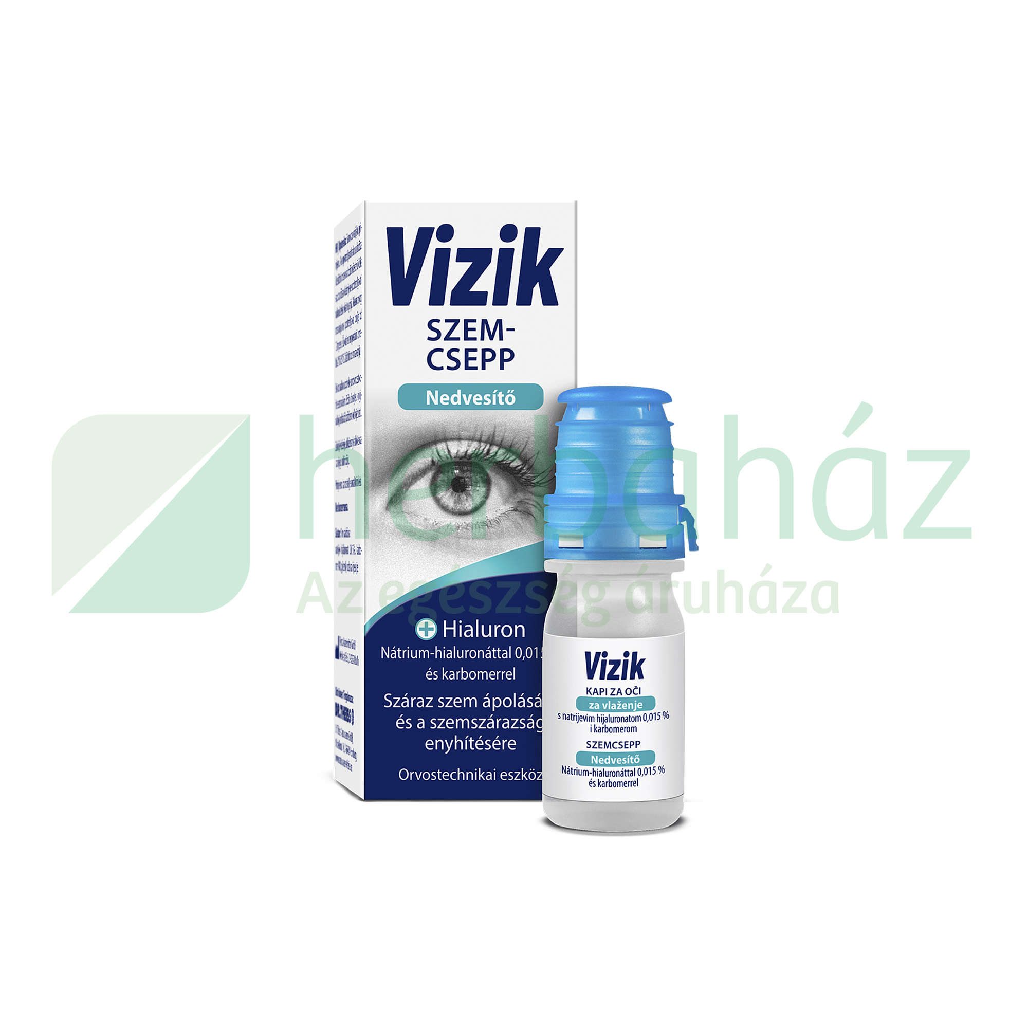 VIZIK SZEMCSEPP NEDVESÍTŐ 0,015% 10ML