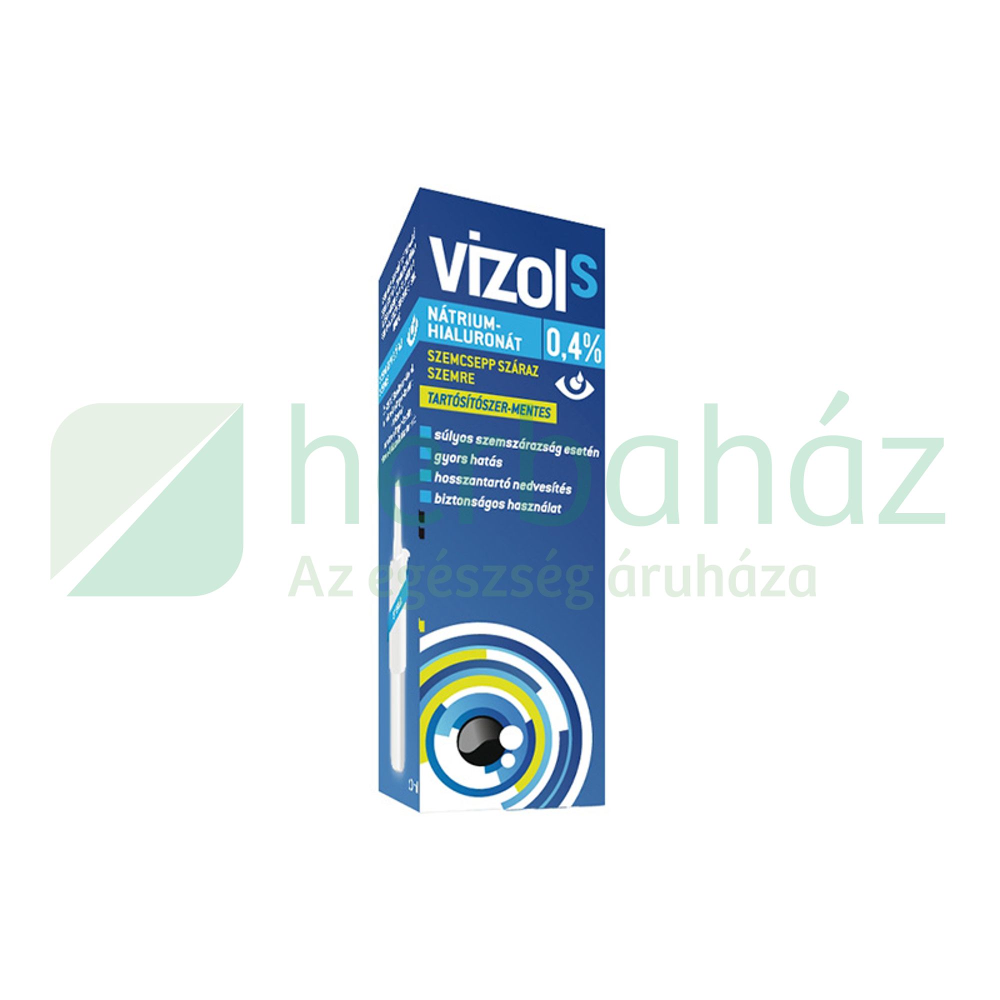 VIZOL S  0,4 OLDATOS SZEMCSEPP SZÁRAZ SZEMRE 10ML