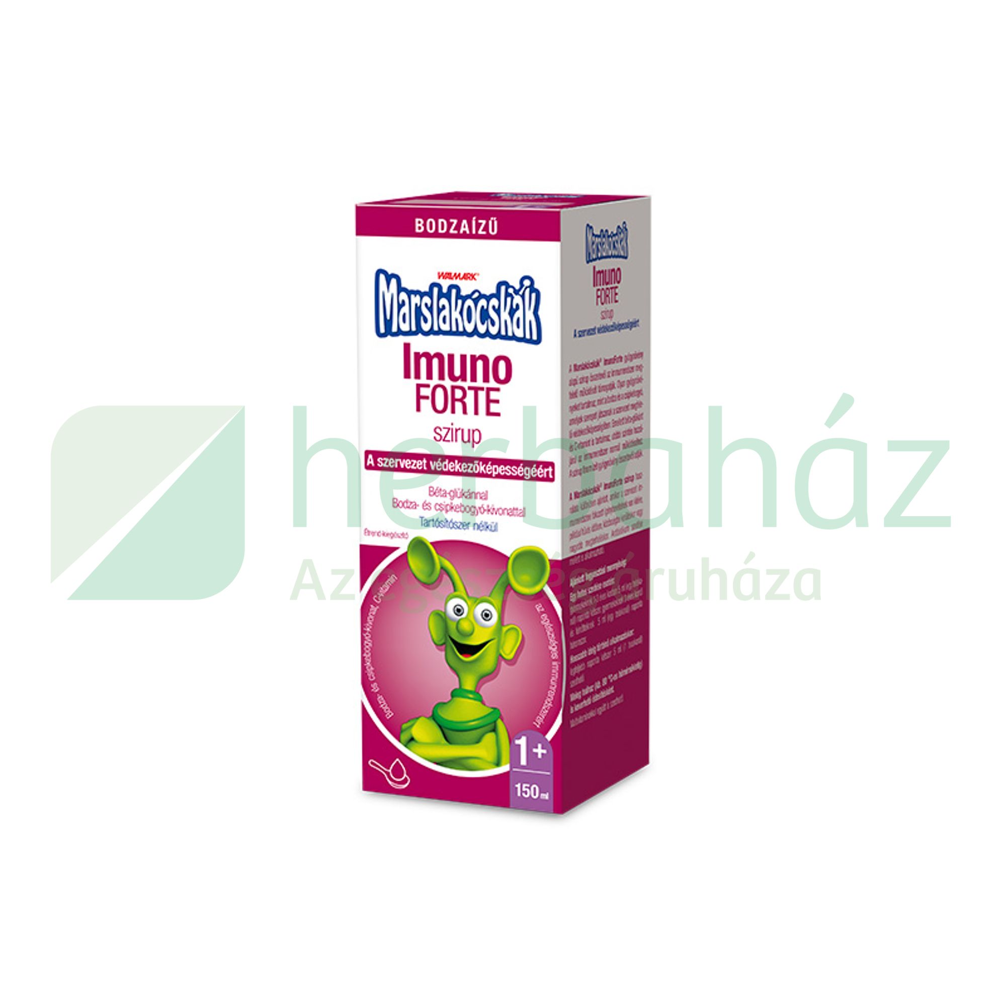 MARSLAKÓCSKÁK IMMUNO FORTE SZIRUP BODZA 150ML