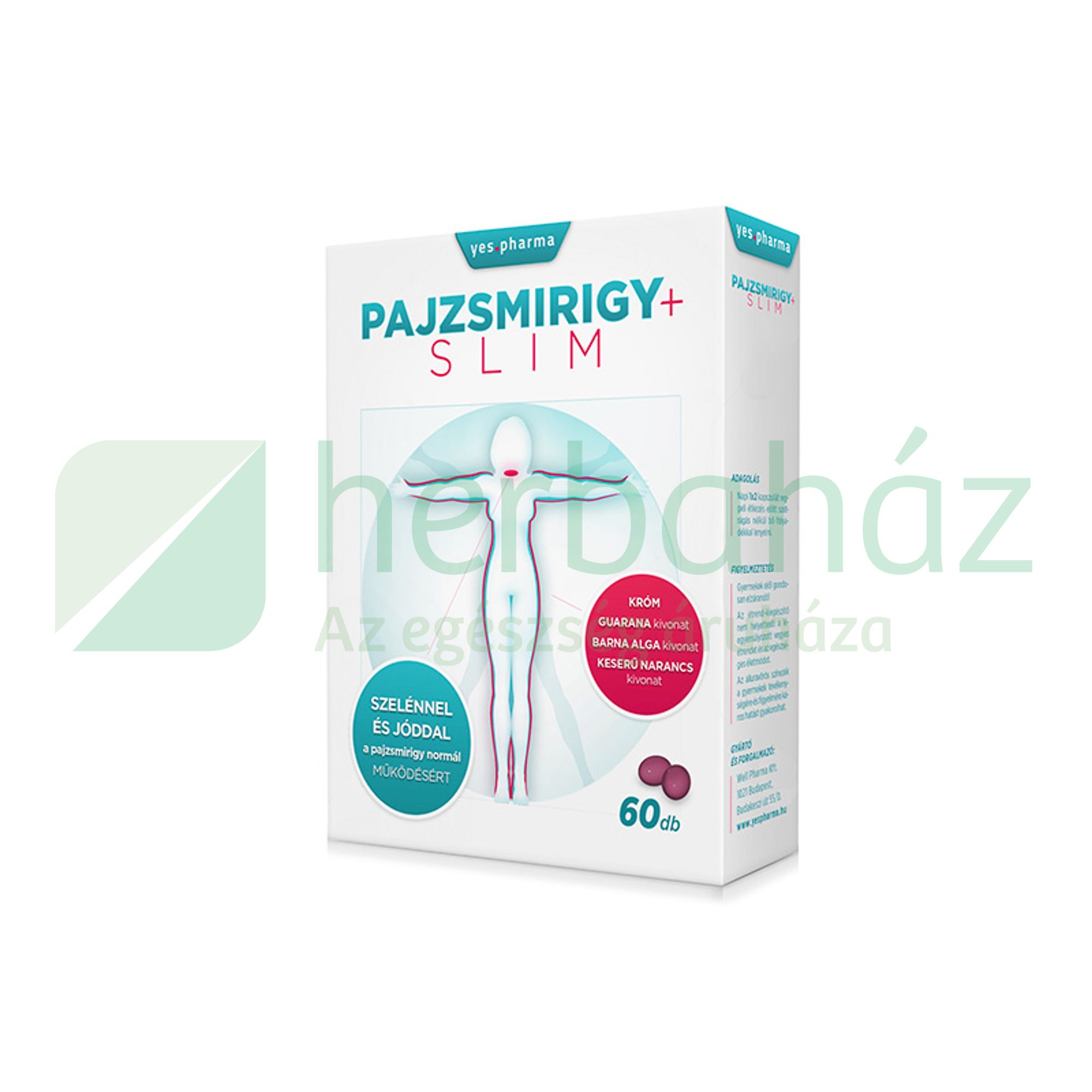 YES PHARMA PAJZSMIRIGY+SLIM 60DB