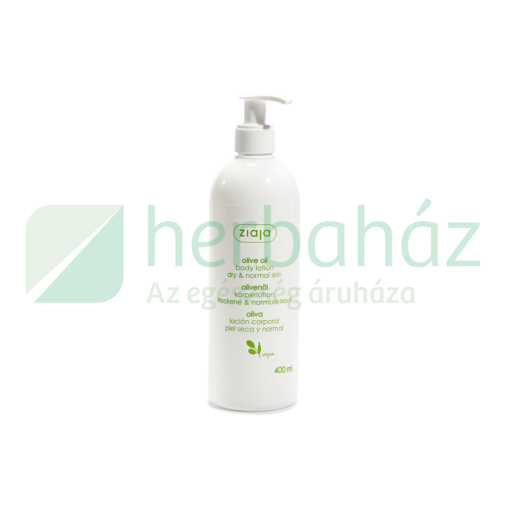 ZIAJA OLÍVAOLAJ TESTÁPOLÓ PUMPÁS 400ML