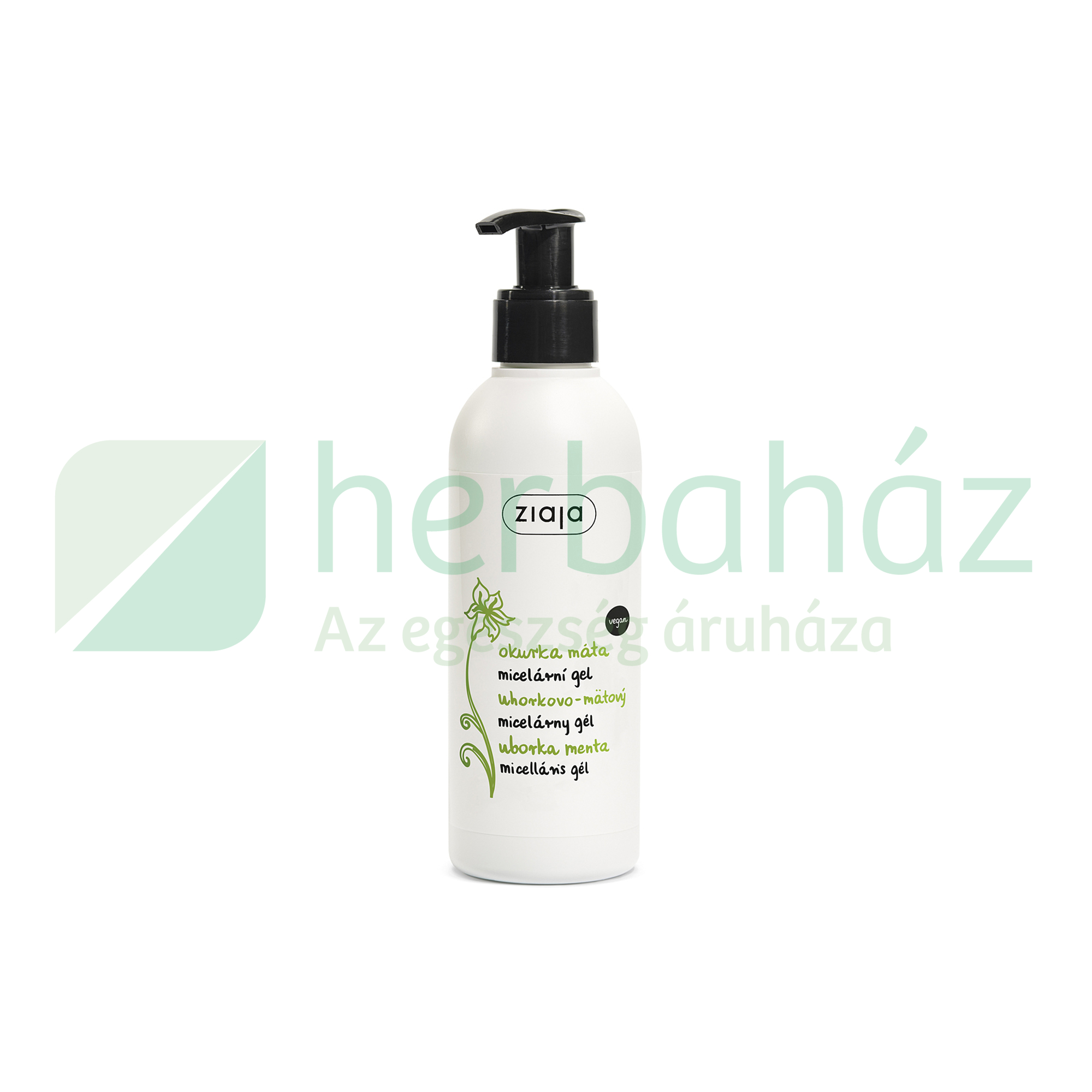 ZIAJA UBORKA-MENTA MICELLÁS GÉL 190ML