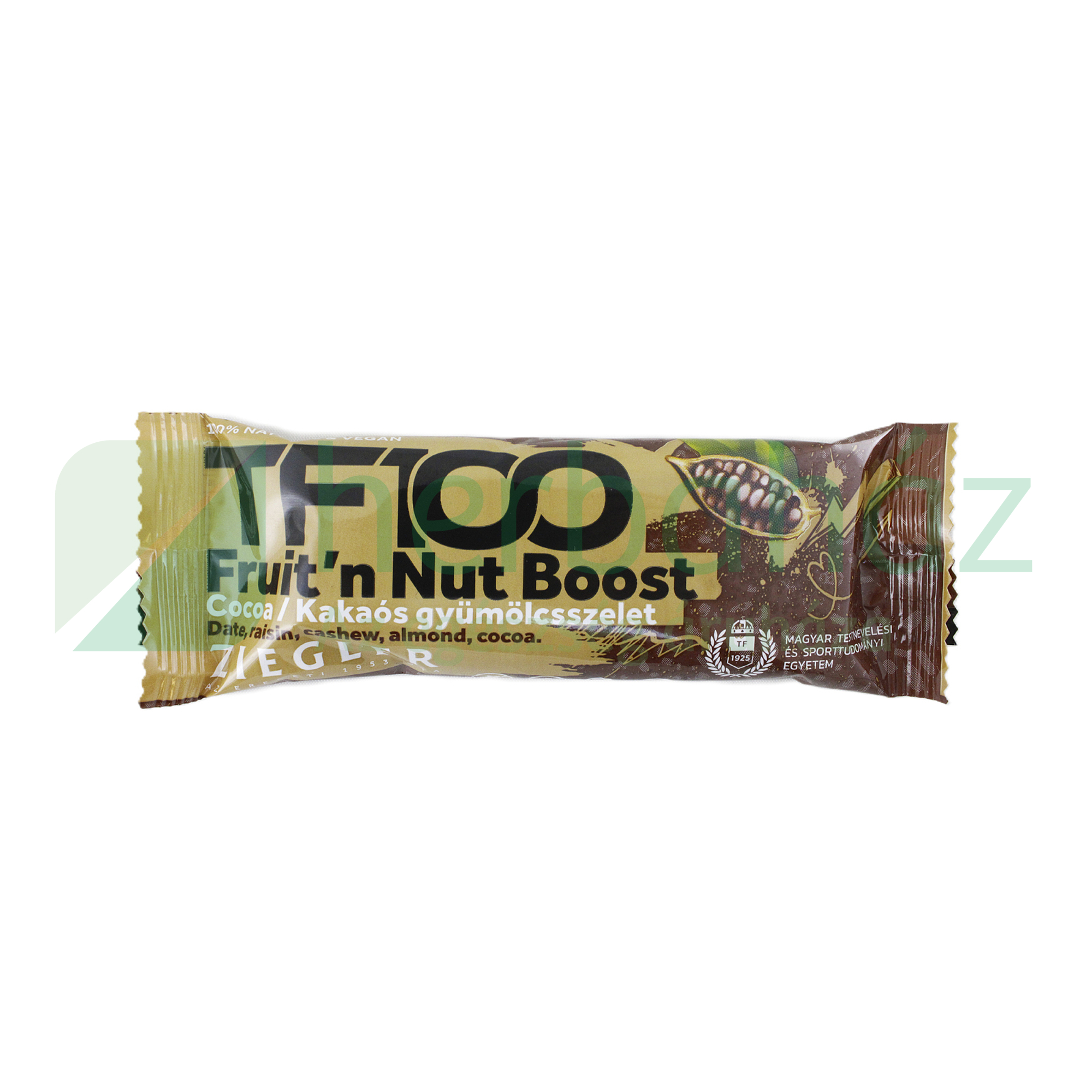 ZIEGLER TF100 FRUITN NUT BOOST KAKAÓS GYÜMÖLCSSZELET 45G
