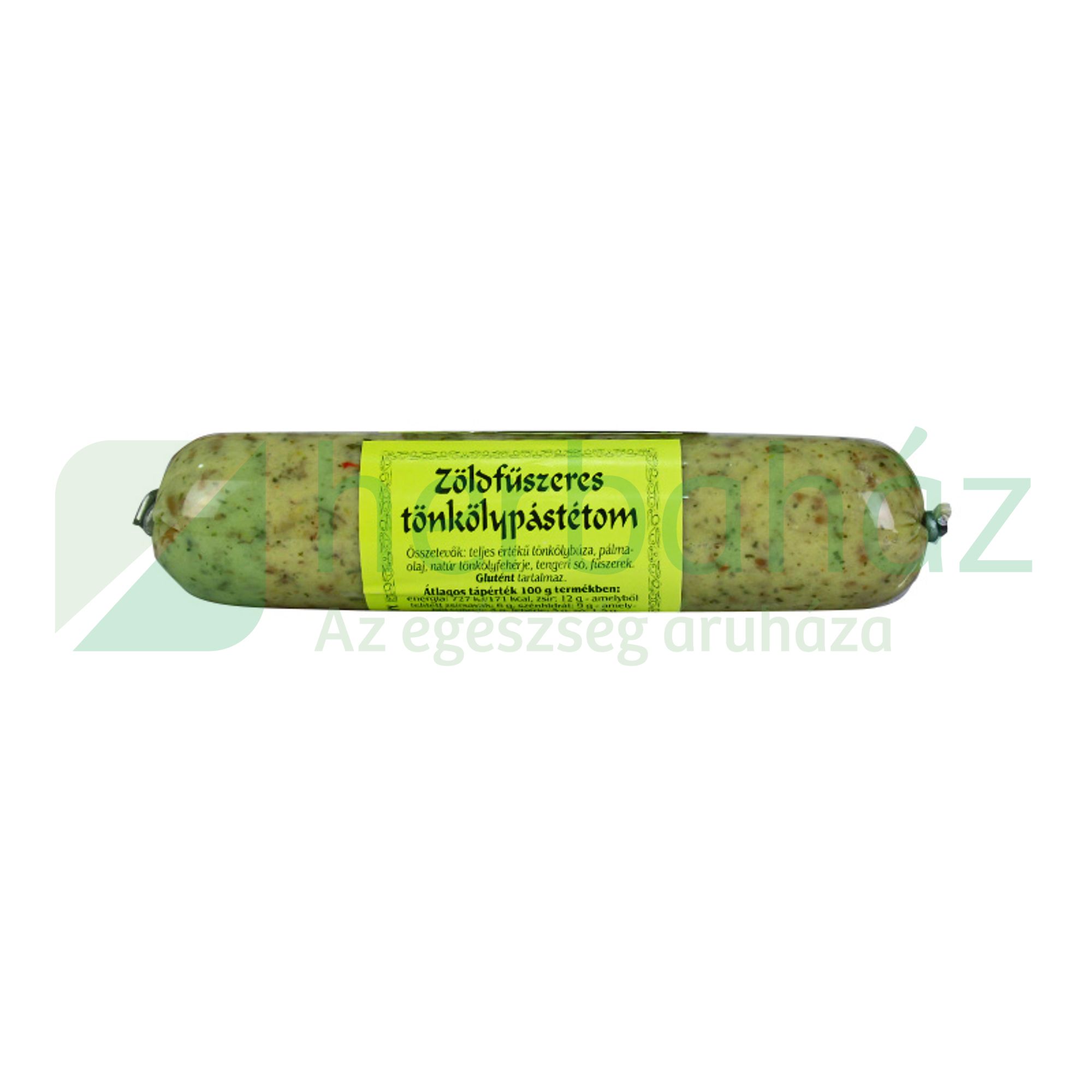 ZÖLDFŰSZERES TÖNKÖLYPÁSTÉTOM KÓKUSZ OLAJJAL 125G