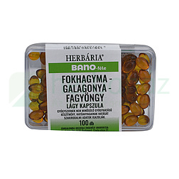Herbária Bánó-féle Fokhagyma - Galagonya - Fagyöngy kapszula