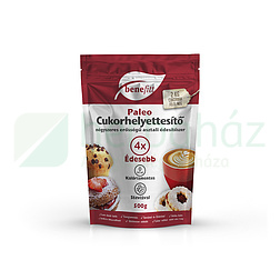 BENEFITT PALEO CUKORHELYETTESÍTŐ (ERITRIT, STEVIA) 4X ERŐSSÉGŰ 500G