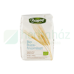 BIO BIOPONT FINOM BÚZALISZT ŐRÖLT BÚZÁBÓL 1000G