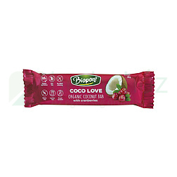 BIO BIOPONT GLUTÉNMENTES VÖRÖS ÁFONYÁS KÓKUSZOS SZELET 30G