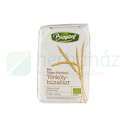 BIO BIOPONT TELJES KIŐRLÉSŰ TÖNKÖLYBÚZA LISZT (TBL-200) 1000G