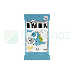 BIO MCCLOYDS BIOSAURUS JUNIOR KUKORICÁS SNACK TENGERI SÓS 50G