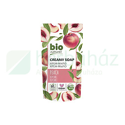 BIO NATURELL FOLYÉKONY KRÉMSZAPPAN UTÁNTÖLTŐ - BARACK 460ML