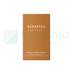 BIO SUPERTEA GYÖMBÉR KURKUMA ÍZBEN FILTERES 20DB