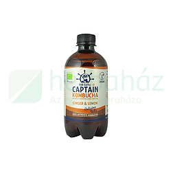 BIO THE GUTSY CAPTAIN KOMBUCHA ÉLŐFLÓRÁS ITAL GYÖMBÉR-CITROMOS 400ML DRS+50FT BETÉTDÍJ