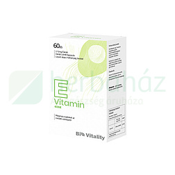 BIO VITALITY E-VITAMIN LÁGYZSELÉ KAPSZULA 60DB