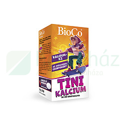 BIOCO TINI KALCIUM PLUSZ K2 RÁGÓTABLETTA 90DB