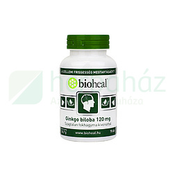 BIOHEAL GINKGO BILOBA 120MG SZAGTALAN FOKHAGYMA KIVONATTAL 70DB