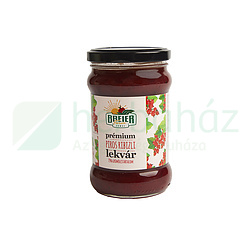 BREIER FARM PRÉMIUM PIROS RIBIZLILEKVÁR 75% GYÜMÖLCSTARTALOMMAL 330G