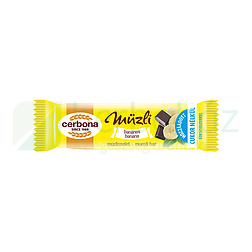 CERBONA BANÁNOS MÜZLISZELET KAKAÓS TEJBEVONÓVAL - CUKORMENTES 20G