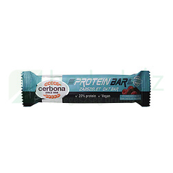CERBONA PROTEIN ZABSZELET ÉTCSOKOLÁDÉ-MÁLNA ÍZŰ 40G